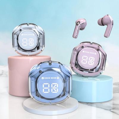Ultrapods Pro True Wireless Earbuds with Display Transparent Design, Bluetooth 5.3 Waterproof.