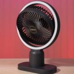 Circulating Rechargeable Tabel Fan With Light