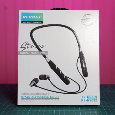 Regrsi RE-NY032 Wireless Neckband Bluetooth Earphone.