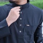 Al Aseel Premium Jubba Black Color (Code - A101)