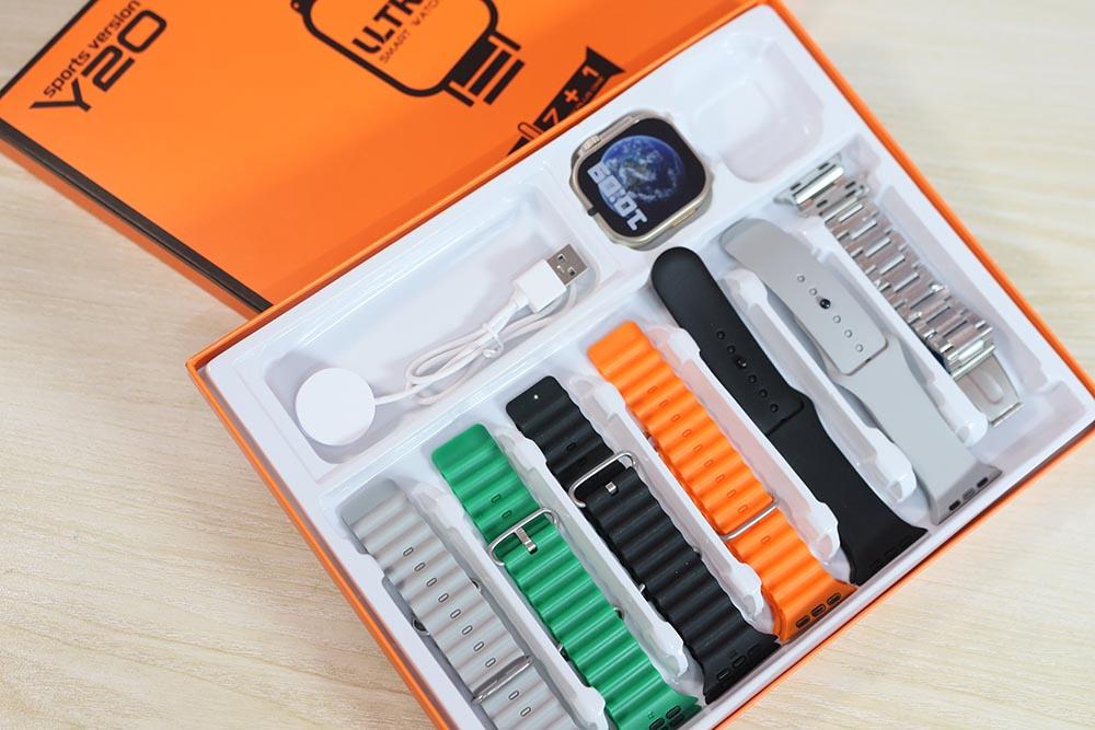 Y20 Ultra Smart Watch Sports Version with 7 Strap