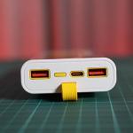 10000mah Transparent Power Bank Portable Fast Charging PD 20W External Battery Charger Powerbank