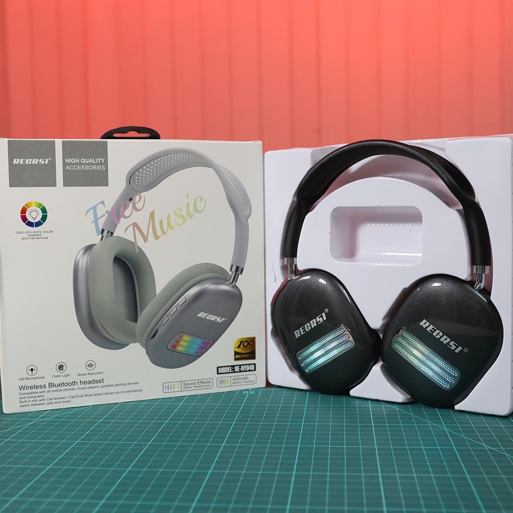 RE - NY040 Wireless Stereo Headphone (RGB)