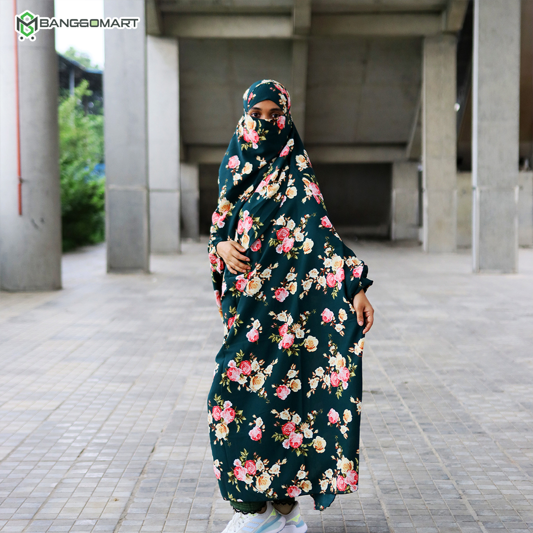 দুবাই চেরী কাপড়ের সিঙ্গেল লং খিমার (CK-50)