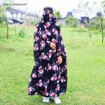 দুবাই চেরী কাপড়ের সিঙ্গেল লং খিমার (CK-54)